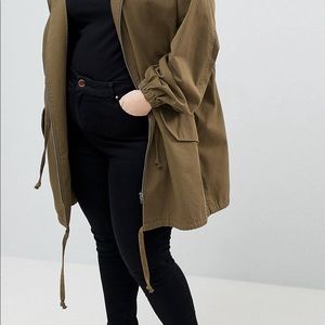 ASOS Army Green Parka Jacket
